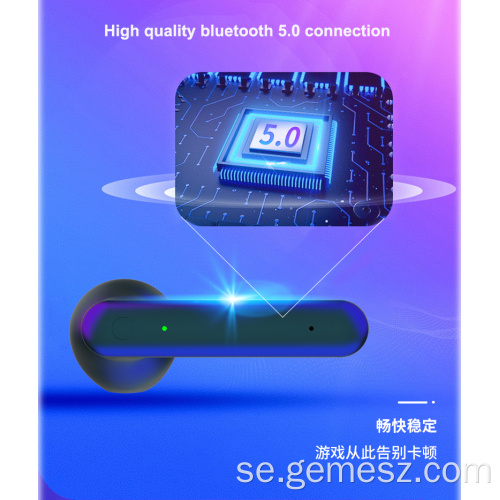 TWS Bluetooth 5.0 hörlurar Headset Stereo OEM